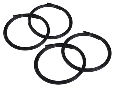 Image de 4 pièces 270 L Sac de jardinage portable grand format Tissé Déchets Ordures Recyclage d'herbe DE