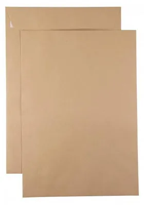 Produktbild von Kaenguruh E4 Versandtasche, Natron / Recycling braun 150g mit Haftklebung Abdeckstreifen