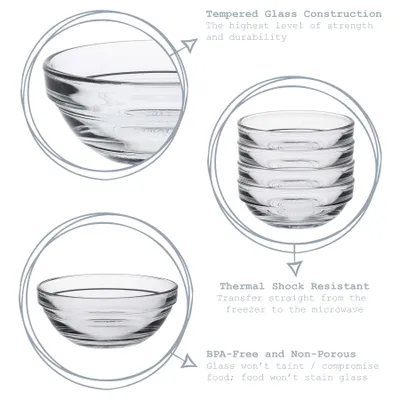 Produktbild von Duralex Schüssel Lys, 10,.5 cm, transparent
