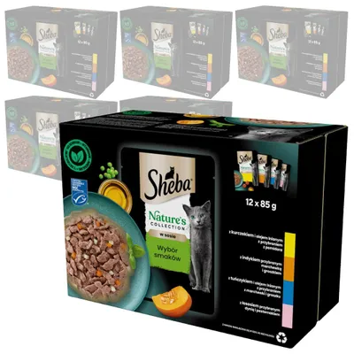 Produktbild von SHEBA Nature's Collection in Sauce - Hochwertiges Katzennassfutter Feine Vielfal