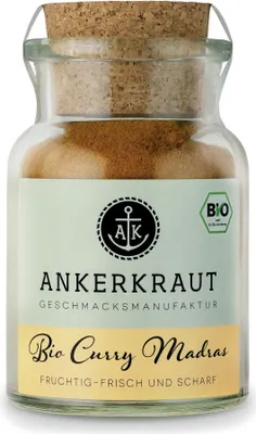 Produktbild von Curry Madras, 70g im Korkenglas