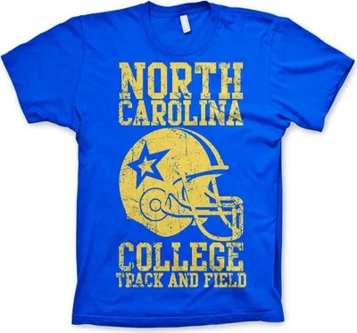 Productafbeelding van T-shirt van North Carolina College - Maat S - Blauw