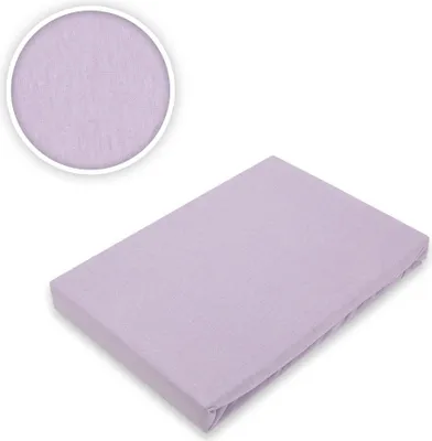 Produktbild von Jersey Spannbettlaken Flieder in verschiedenen Grössen 60 x 120 - 70 x 140 cm