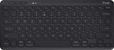 Immagine prodotto di TRUST Tastiera Lyra Universale RF Wireless + Bluetooth QWERTY US English Nero