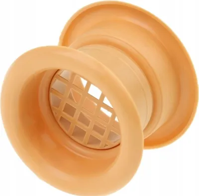 Produktbild von Türlüftungshülsen 35-40 mm (6 Stück) - versch. Farben Hell-beige