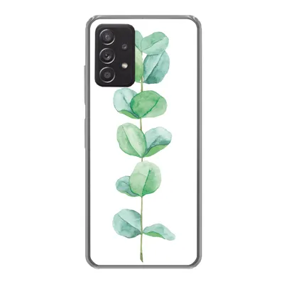 Produktbild von MuchoWow® Handyhülle Schutzhülle Hülle für Samsung Galaxy A53 5G Aquarell - Eukalyptus - Pflanze Silikon Softcase Handy Hülle - Schutzabdeckung
