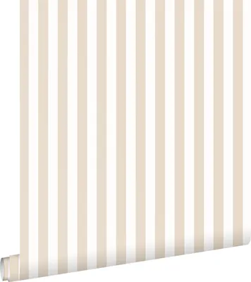 Obrázok produktu pre ESTAhome tapeta pruhy béžová a biela 53 cm x 10,05 m