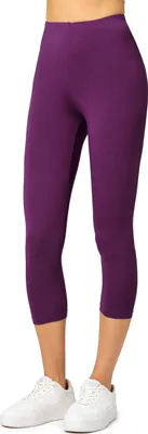 Produktbild von Merry Style Damen Leggings 3/4 aus Viskose MS10-144 (Pflaume, XS)