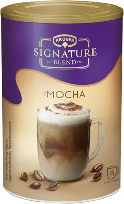 Produktbild von Krüger Signature Blend Cappucino Typ Mocha Getränkepulver Packung 200g