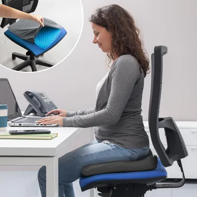 Immagine prodotto di Cuscino in gel di silicone a nido d'ape Hexafresh InnovaGoods