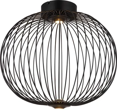 Produktbild von Globo Lighting Deckenleuchte Metall schwarz matt, LED