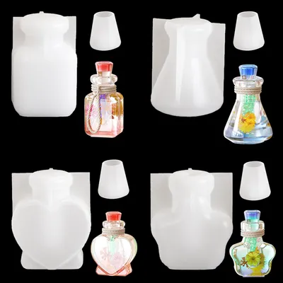 Image de Ensemble de 4 moules en silicone Quicksand pour projets DIY