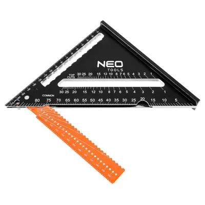 Obrázek produktu pro NEO TOOLS Úhelník s pravítkem