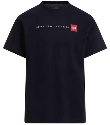 Obrázek produktu pro Tričko The North Face, model "Never Stop Exploring", s krátkým rukávem, černé barvy, univerzální (uni)