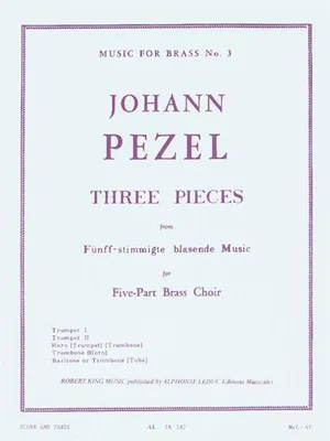 Produktbild von 3 Pieces for 5 brass instrumentsscore and parts