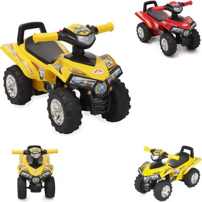 Produktbild von Rutschauto ATV 551 ab 1 Jahr mit Musikfunktion, Hupe, Quad Design gelb