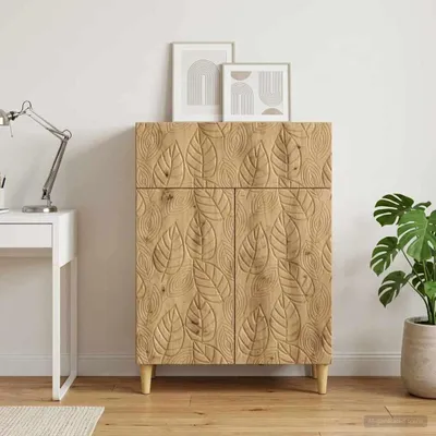 Image de Buffet vidaXL en chêne Artisan 66 x 34,5 x 90 cm, bois aggloméré
