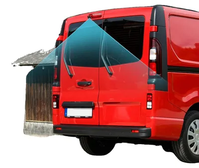 Productafbeelding van Achteruitrijcamera, 1 MP pixel, CVBS, resolutie 640*480 en 1280*720, kijkhoek van 140°, bedrijfstemperatuur van -20°C tot +60°C, IP67 waterdicht