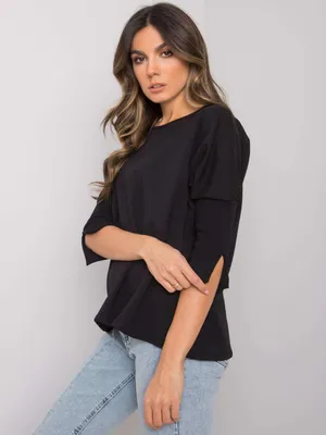 Produktbild von Basic Feel Good Damenbluse Kailynn schwarz S/M