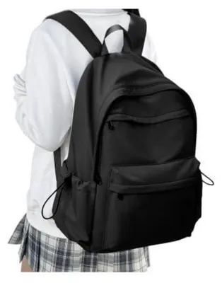 Produktbild von Schulrucksack Teenager Mädchen Wasserdicht Laptop Rucksack 14 Zoll Schwarz