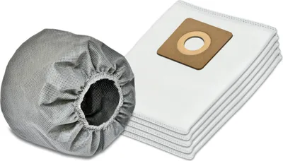 Image de 5 sacs à poussière avec 1 filtre pour Bosch AdvancedVac 20 UniversalVac 15