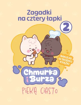 Image de Chmurka et Burza préparent un gâteau. Chmurka et Burza. Des devinettes pour les toutous