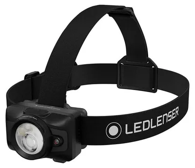 Productafbeelding van Ledlenser hoofdlamp HF6R, zwart, 900lm, bereik van 180 meter, 60 uur brandduur, IP67, polymeer, USB-C, 2400mAh