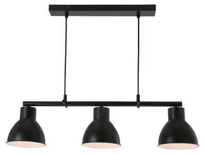 Immagine prodotto di Lampada a sospensione linea Inezz nera 3xE27x60W in metallo, dimensioni: 95x73x16 cm, IP20, Candellux