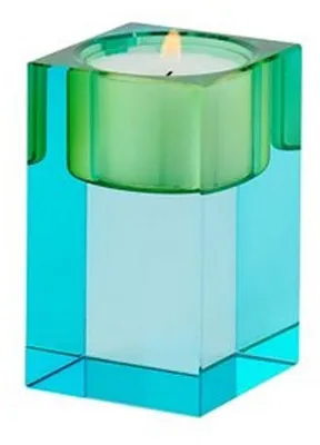 Produktbild von Gift Company Teelichthalter Sari Blau/Grün (S)