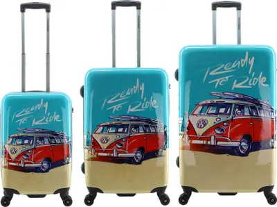 Produktbild von Volkswagen Koffer-Set Ready To Ride aus 600D rPet ABS-Material Assorted One Size