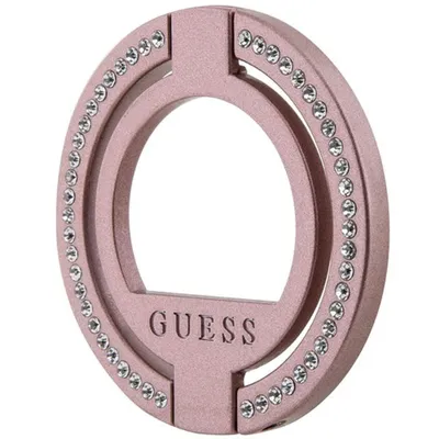 Immagine prodotto di Guess, anello di ritenuta Magsafe 360° decorato con strass, rosa