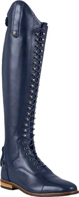 Produktbild von Premier Equine Maurizia Ladies Lace Front Tall Leather Riding Regular Reitstiefel Blau EU 41 Blau EU 41