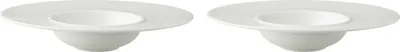 Produktbild von Palmer White Delight, Servierteller tief, Ø 24 cm, 2 Stück, weiß Porzellan