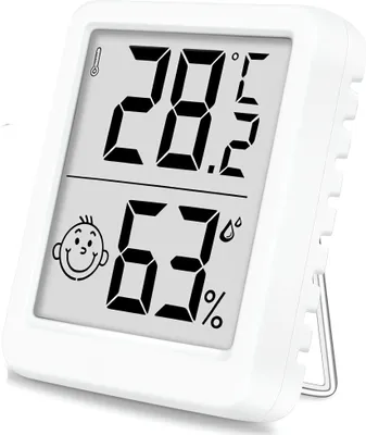 Immagine prodotto di Verk 27439 Termometro digitale con igrometro 4,5 x 5 cm, bianco