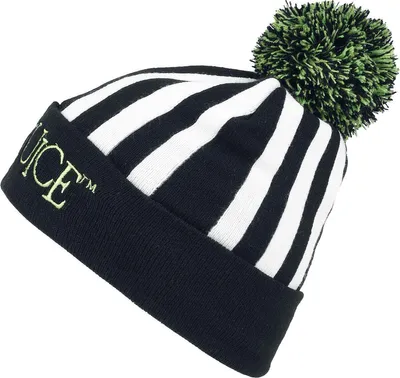 Produktbild von Beetlejuice Mütze Uni Beetlejuice schwarz/weiß/grün Standard
