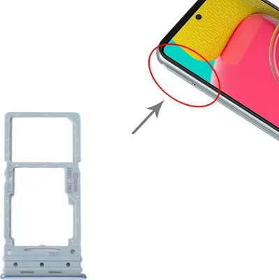 Produktbild von Sim + Micro SD Karten Halter für Samsung Galaxy M53 SM-M536B Ersatzteil Grün