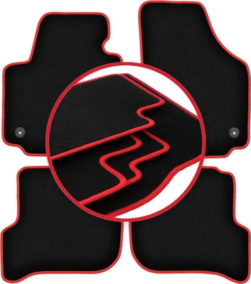 Immagine prodotto di Tappetini CARLUX-RED per: Seat Altea XL Minivan (08.2008-2015)