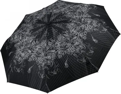 Produktbild von Damenschirm Regenschirm Auf-Zu-Automatik Pierre Cardin Taschenschirm Mini Schwarz
