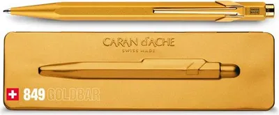 Productafbeelding van CARAN D'ACHE 849999, CARAN D'ACHE drukkende balpen 849, goudkleurig