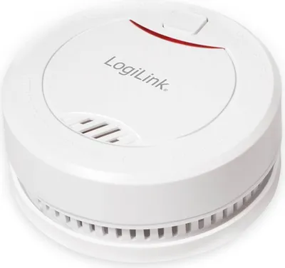Produktbild von LogiLink Rauchmelder Longlife weiß mit Lithium Batterie