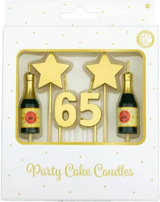 Immagine prodotto di Candeline per torta di compleanno - 65 anni