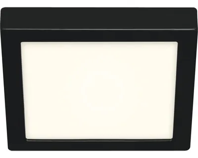 Immagine prodotto di BRILONER FIRE BLACK Plafoniera LED, luce bianca neutra, nera, 22,5 x 22,5 x 3,2 cm