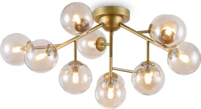 Obrázok produktu pre Stropné svietidlo Maytoni Dallas Gold, 12-žiarovkové, sklenené gule, G9, 60 cm, IP20