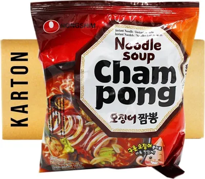 Produktbild von Nong Shim Champong Instant Nudeln scharf 20x124g