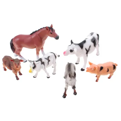 Produktbild von JohnToy Boerderijdieren 6 Stuks