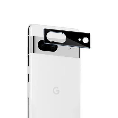 Produktbild von 1x Kamera 9H Panzerhartglas für Google Pixel 8 3D KLAR Schwarzes ECHTES TEMPERED Panzerglas Kameraglas Kamerhartglas Kameraschutzglas Schutzglas Schutzfolie Panzerfolie