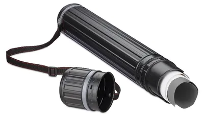 Immagine prodotto di Portadisegni portapostere - Set di 2 - Estensibile - Nero e grigio - Fino a formato A0