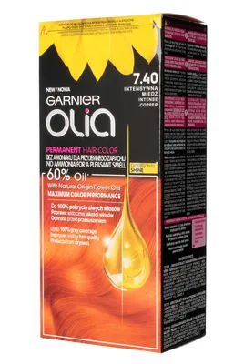 Zdjęcie produktu dla Garnier Olia Farba 7.40 Intensywna Miedź, 150g