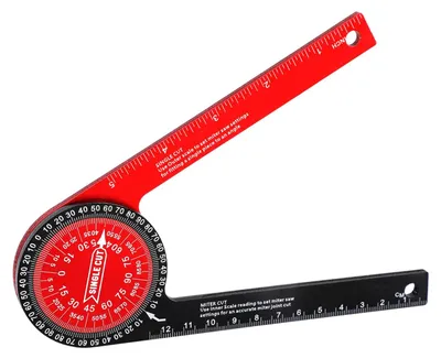 Obrázek produktu pro 18,5 cm úhloměr pro pokosové pily, přesný úhloměr pro truhláře a instalatéry