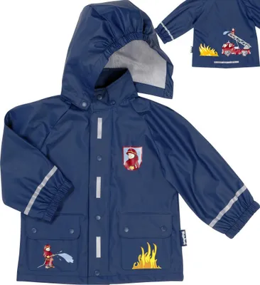Produktbild von Playshoes Regen-Mantel Feuerwehr, Größe: 128